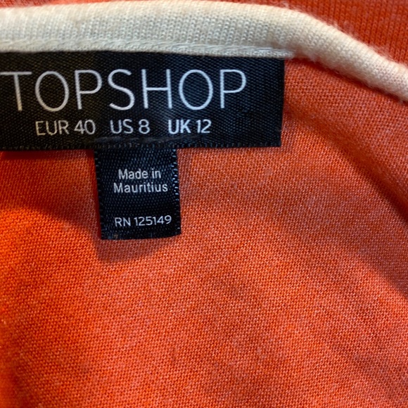TopShop Croped Tank w/ Trim & Swoop Neckline - Picture 6 of 12